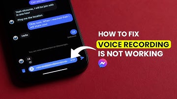How To Fix Messenger Voice Recording is Not Working?