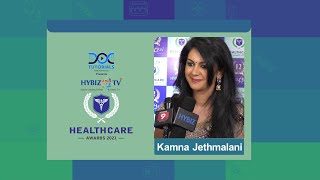 Actress Kamna Jethmalani At Hybiz Tv Healthcare Awards 2021