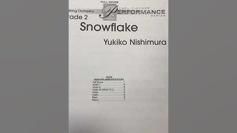 Snowflake – Yukiko Nishimura- 2nd Violin