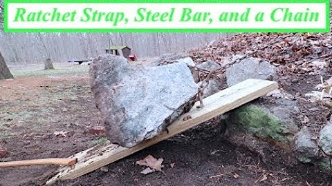 How to move a large rock by Yourself, Simple
