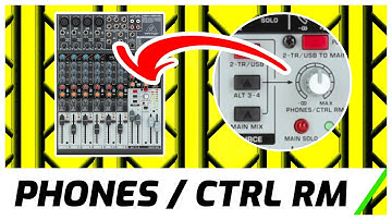 Behringer Xenyx Control Room Output | Walkthrough & Setup