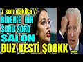 BİDEN'E SORU SORDU SALON BUZ KESTİ. TOKAT GİBİ SORU???