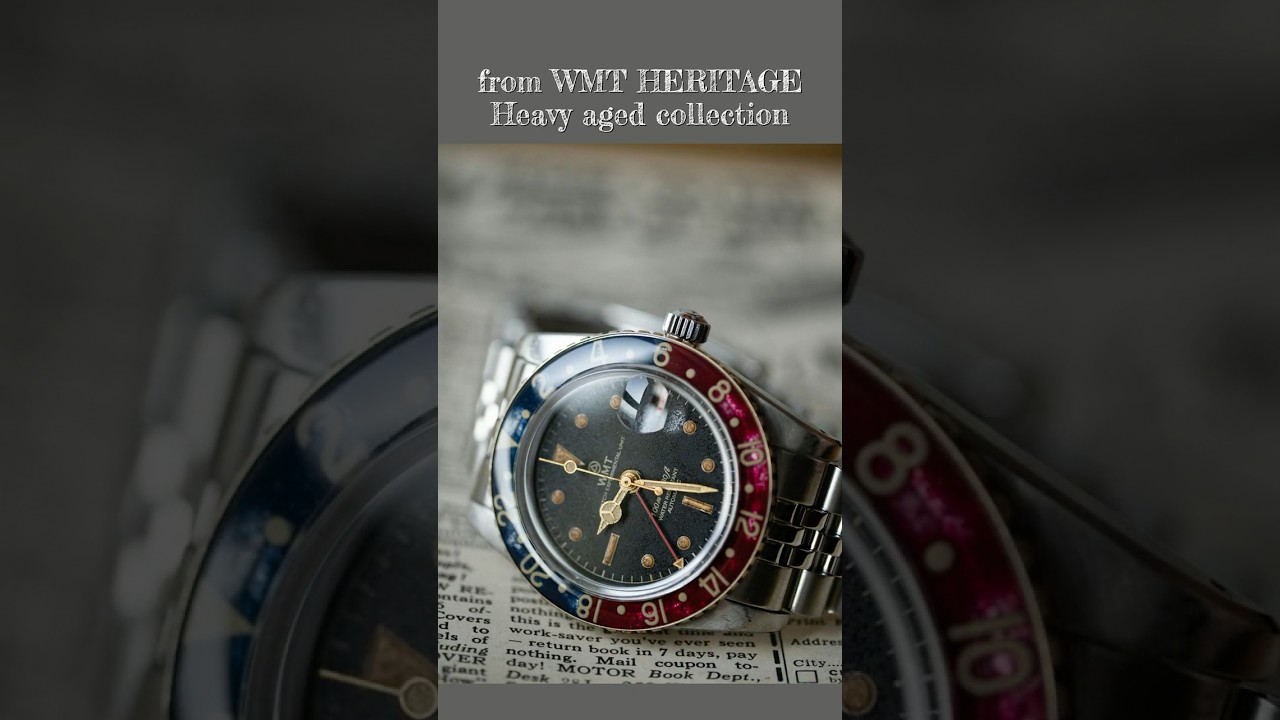 WMT WATCHES Panton MKII – Black Dial / Heavy Aged - YouTube