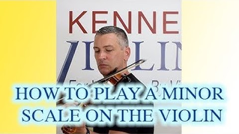 How to Play a Minor Scale on the Violin