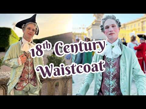Making an Embroidered 18th Century Waistcoat for Fête Galante at the Palace of Versailles