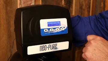 Neo-Pure High Efficiency Water Softener: Adjusting the Control Valve
