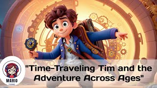 'TimeTraveling Tim and the Adventure Across Ages'| English cartoons |@mario toons English
