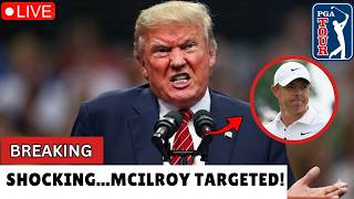 UNBELIEVABLE! Donald Trump FIRES at Rory McIlroy — Golf World STUNNED! #rorymcilroy