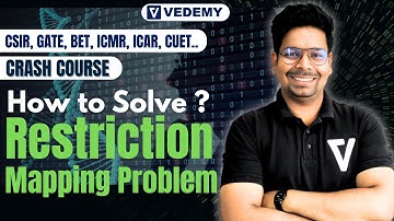How to solve Restriction Mapping Problem?|| Crash Course on RDT||CSIR-NET||GATE||DBT||ICMR