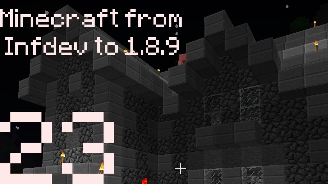 Playing Minecraft Infdev - 1.8.9 Alpha 1.0.11 [23] - YouTube