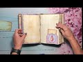 Junk journal flip through book of magic and drangons