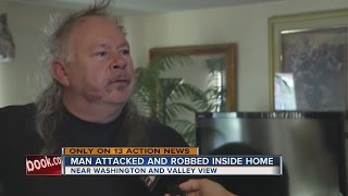 Man tied up, beaten during home invasion