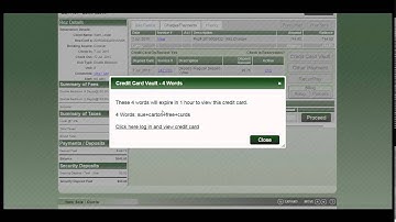 RezExpert - How To Use The Credit Card Vault
