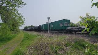 CP RAIL  CPKC 2023 Spray Train with CP 6055 in charge @ Kent Bridge, Ontario.