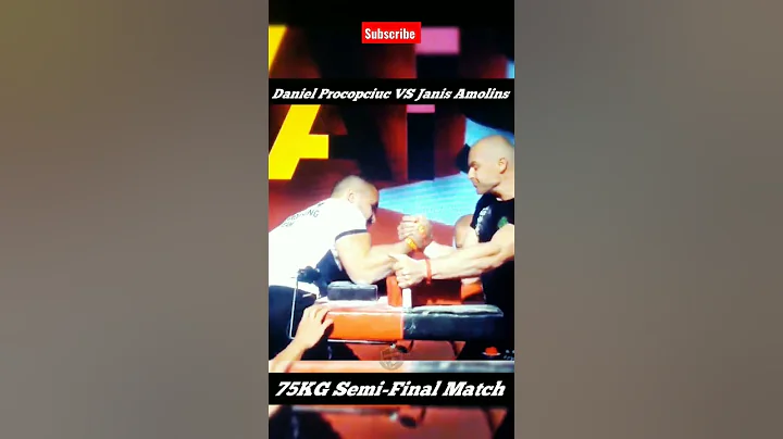 Janis Amolins VS Daniel Procopciuc.75 KG Semi Fina...
