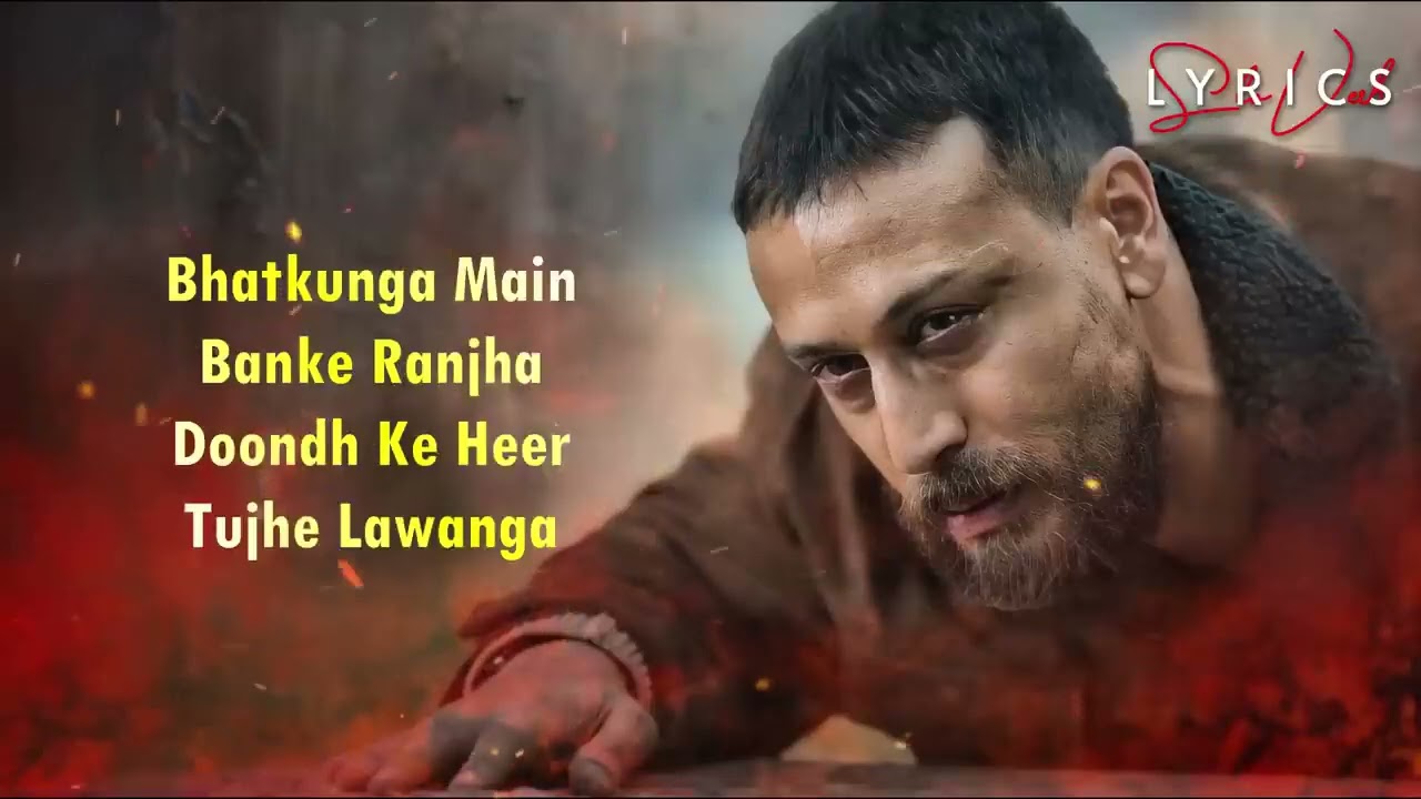 Marjaana (LYRICS)-Baaghi 4 Tiger shroff Hamaz  Sanjay D.sonma🥹🤣💔
