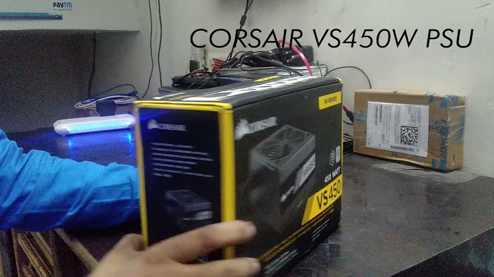 Đánh giá corsair vs series vs450 450w 80plus psu