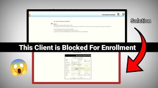 CSC UCL | This Client Is Blocked For Enroll.. कैसे Fixed करे ? #csc #cscvle @FixKaru