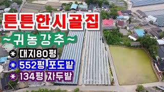 428 경북 영천시 고경면 전사리,귀농강추,552평 포도밭,  134평 자두밭, 대지80평,  튼튼한시골집,