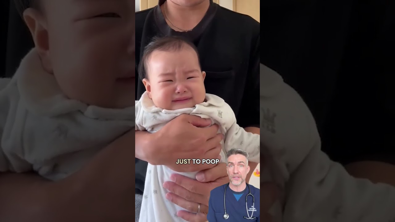 Why Is Your Baby Grunting and Crying Just to Poop? 💩👶