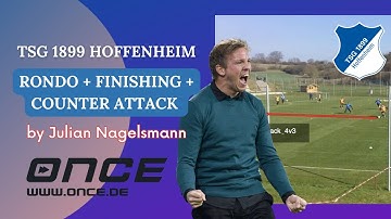 TSG 1899 Hoffenheim - rondo + finishing + counter attack by Julian Nagelsmann