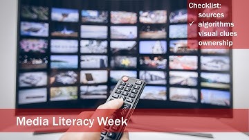 Media Literacy Week: Know your algorithms!