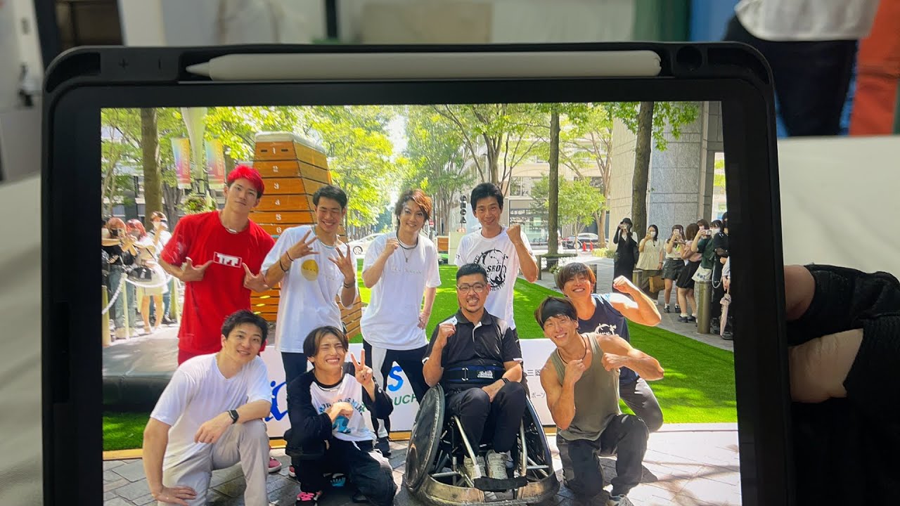 ゴールデンボンバーの喜矢武さんとパルクールパフォーマンスやって来ました！