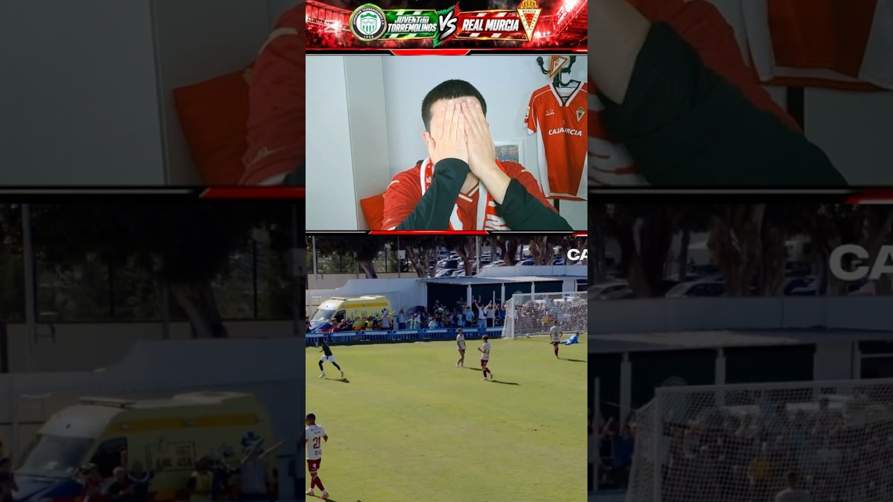 👉🏽Mi reacción al gol del Torremolinos al Real Murcia #RealMurcia #Futbol #shorts