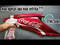 Membuat Efek Soda Coca-Cola Pada Body Motor || Cuma Pakai Aerosol Shogun Z