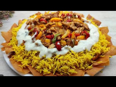 سر فتة الشاورما السورى بتاعت المطاعم الجاهزة باطعم خلطةرهييبة باسهل صوص كرريمى