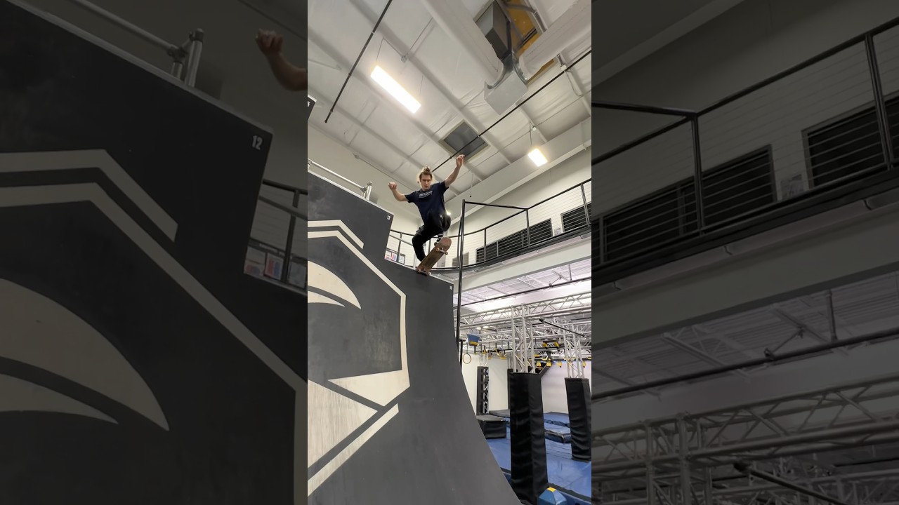 DROPPING IN ON THE WARPED WALL FROM AMERICAN NINJA WARRIOR?!? 🤯