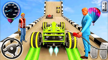 Formula Car Racing Simulator #9 - Impossible Mega Ramp car games - Android gameplay