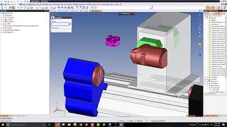 Machine a blower wheel with TopSolid - Step 2 Select a Machine & postion fixture and part