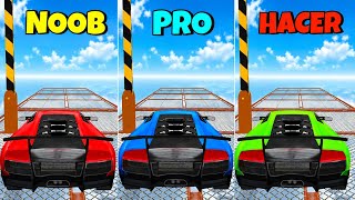 Noob vs Pro vs Hacker Gameplay - Crazy Car Stunt 3D  screenshot 3