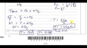 6677/01, Edexcel, M1, (GCE), June 2019, Q5, Statics , Rings, Friction, Point of Sliding