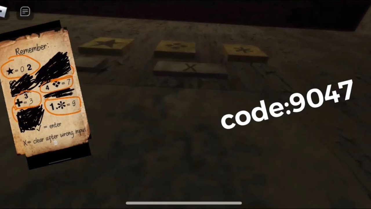 The Code For The New Roblox Horror Game Evelyn Youtube - how to open doors in evelyn roblox mobile