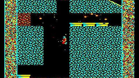 An aliased gargoyle in Exile on the Acorn Electron