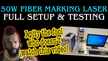 Fiber Laser 50w Cloudray Galvo Metal Marking Engraver 🔥 Unboxing, Setup, Testing | Unboxing Things