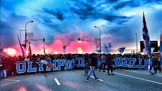 Feyenoord - OM • Le cortège EN FEU des supporters marseillais 🔥 ! • HD