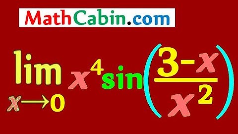 🚫 Squeeze Theorem for Limit problem ! ! ! ! !
