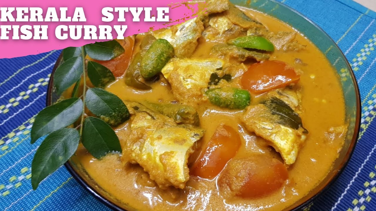 തേങ്ങഅരച്ച മീൻകറി Naadan Ayala Curry /Mackerel Fish Curry Kerala style