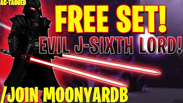 AQW - FREE SET! (Evil J-Sixth Lord Set) /JOIN MOONYARDB (AC-TAGGED) + ITEM Showcase!