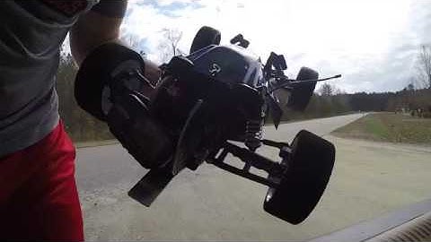 Rustler 4s speed run!!! Mamba max pro 3800kv