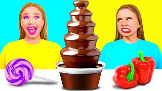 Erimiş Çikolata Çeşmesi Kapişmasi | Eğlenceli Anlar