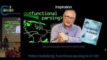 Petter Holmberg: Functional parsing in C++20
