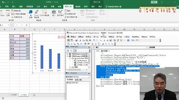 02 錄製直條圖與程式修改VBA程式