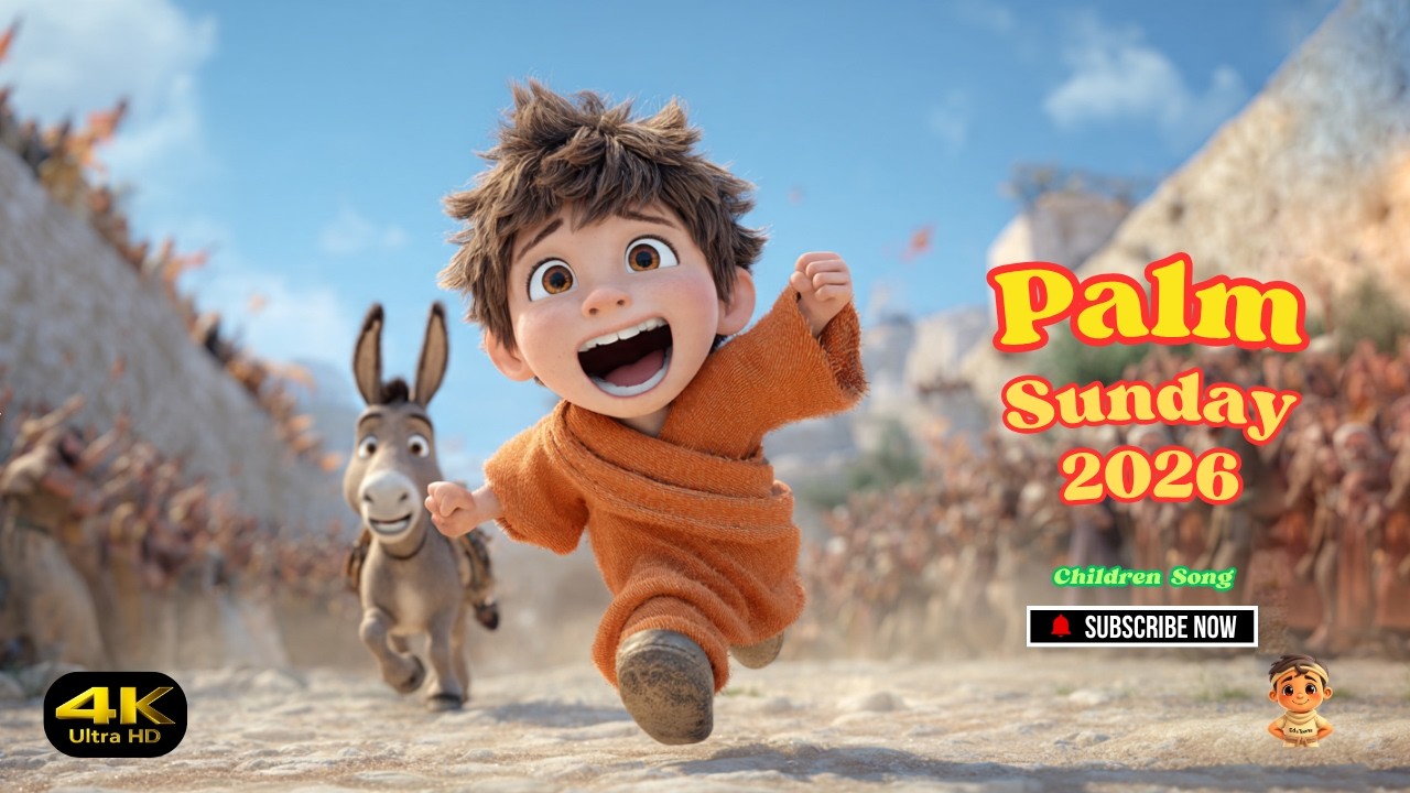 Palm Sunday 2026 | Hosanna Song for Kids | Joyful Christian Worship ...