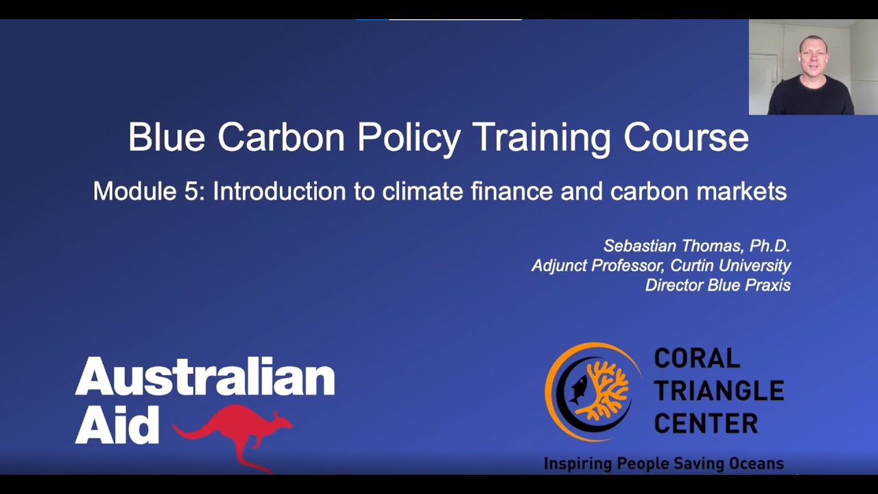 Webinar - Blue Carbon Policy Course Module 5