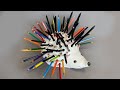 Suport pt. creioane in forma de arici - Handmade DIY - Complex Art