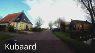 Sneek to Franeker (sunny) Half-Speed .. GoPro .. Friesland Cycling Timelapse
